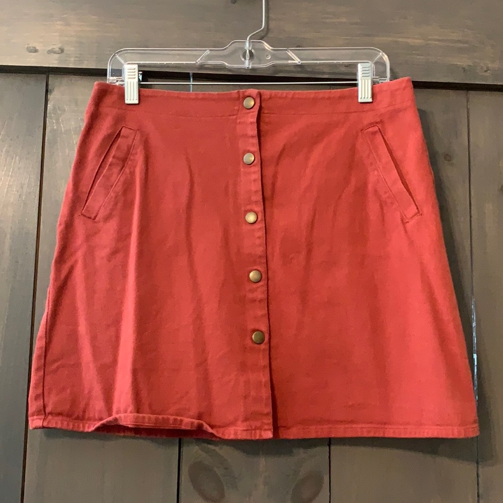 Burnt Orange Skirt